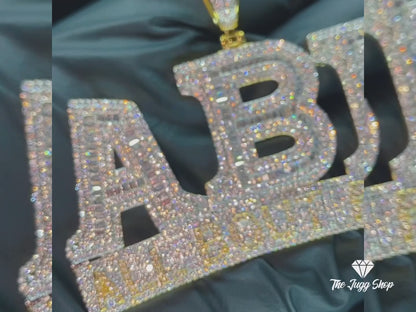 Iced Out “All Bout Paper” Pendant