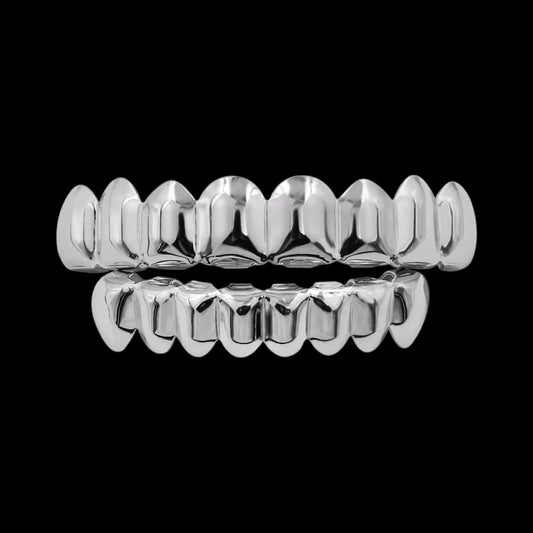 Silver Solid Plated Grill