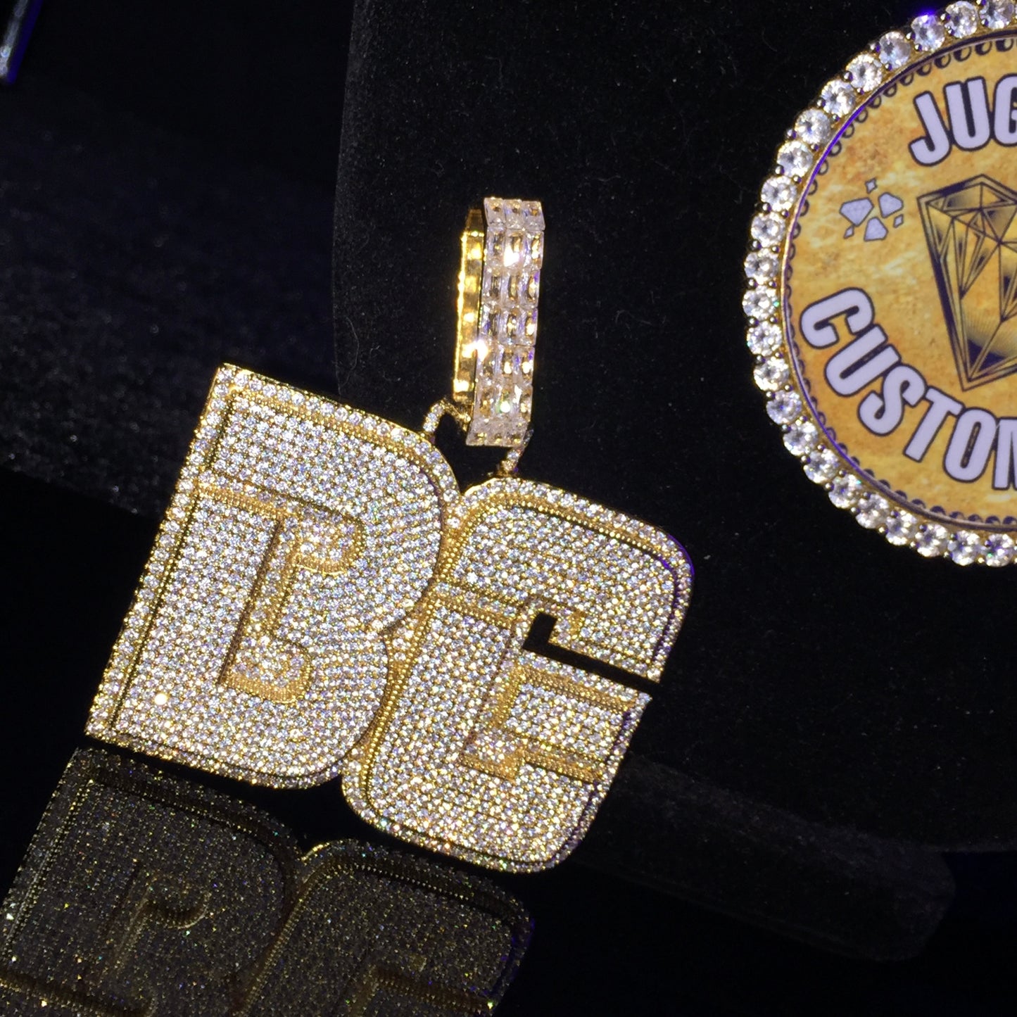 Iced Out Custom Diamond Name Pendant