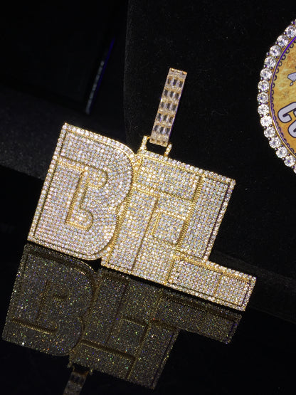 Iced Out Custom Diamond Name Pendant