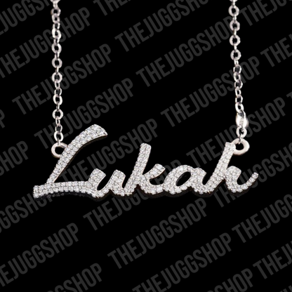 Custom Iced Out Women Name Necklace