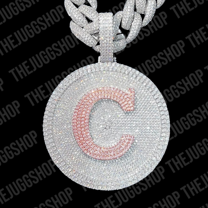 Custom Iced Out Initial Medallion Pendant