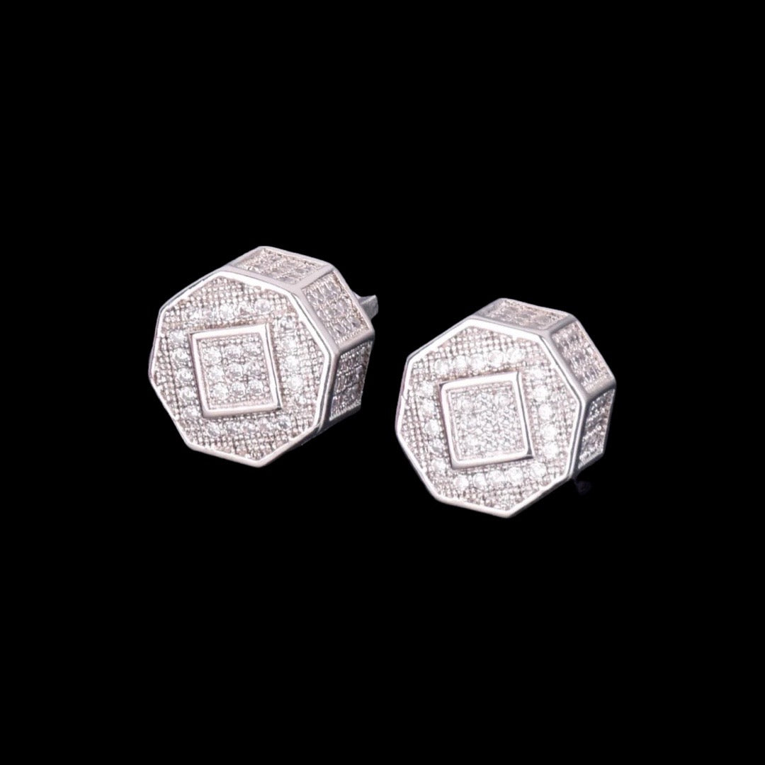 11mm Round Diamond Earrings