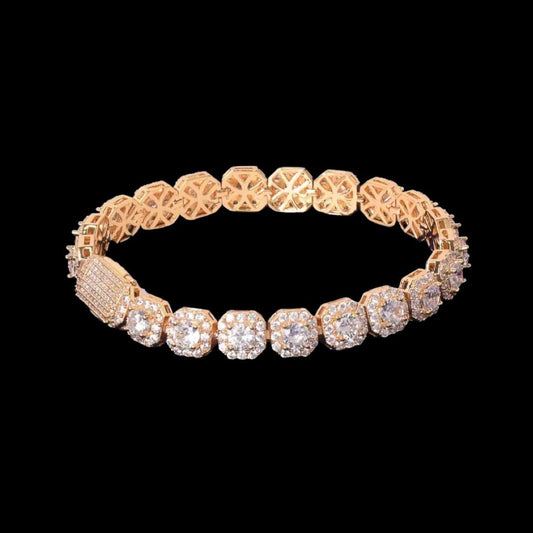 Clustered Tennis Bracelet