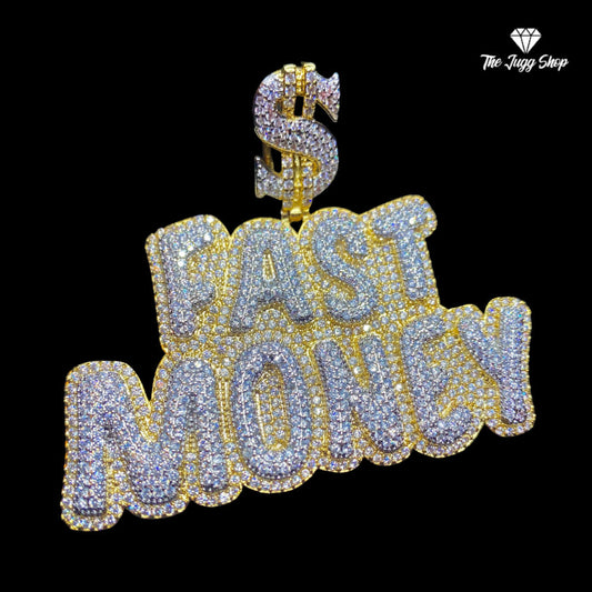 Iced Out Gold “Fast Money” Pendant