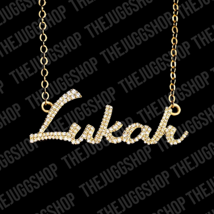 Custom Iced Out Women Name Necklace