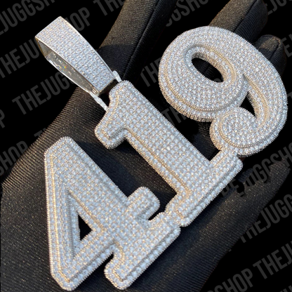 Custom Iced Out Number/Name Pendant