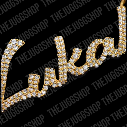 Custom Iced Out Women Name Necklace